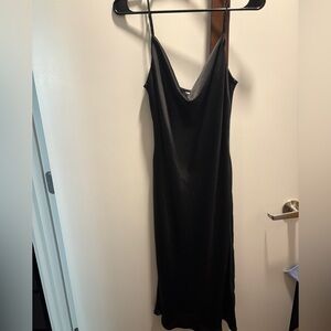 Aritzia cowl neck slip dress
